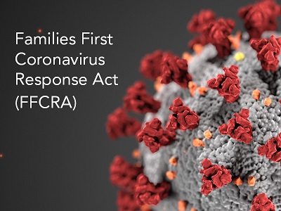 Coronavirus with Families First Coronavirus Response Act in text
