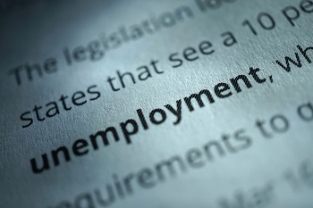 the word unemployment highlighted