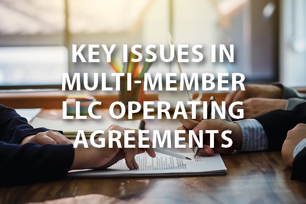 Stokes Lawrence Presents: Key Issues in Multi-Member LLC Operating Agreements - June 9, 2022
