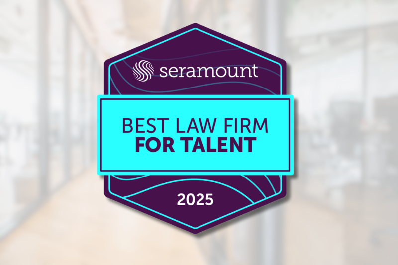 Stokes Lawrence Honored by Seramount as a Top Law Firm for Talent Retention and Advancement